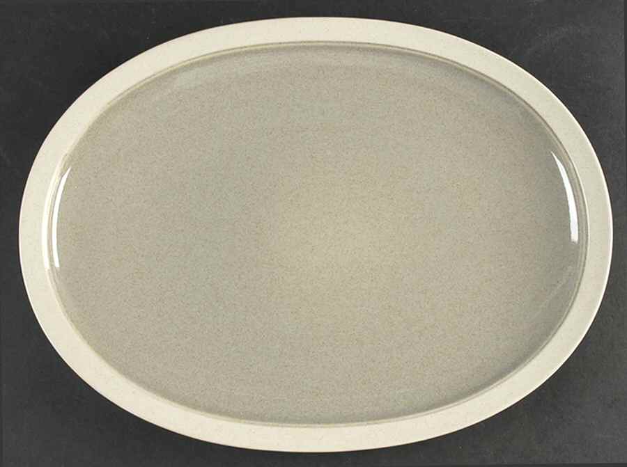 Newport Mist 15" Oval Serving Platter by Mikasa-1
