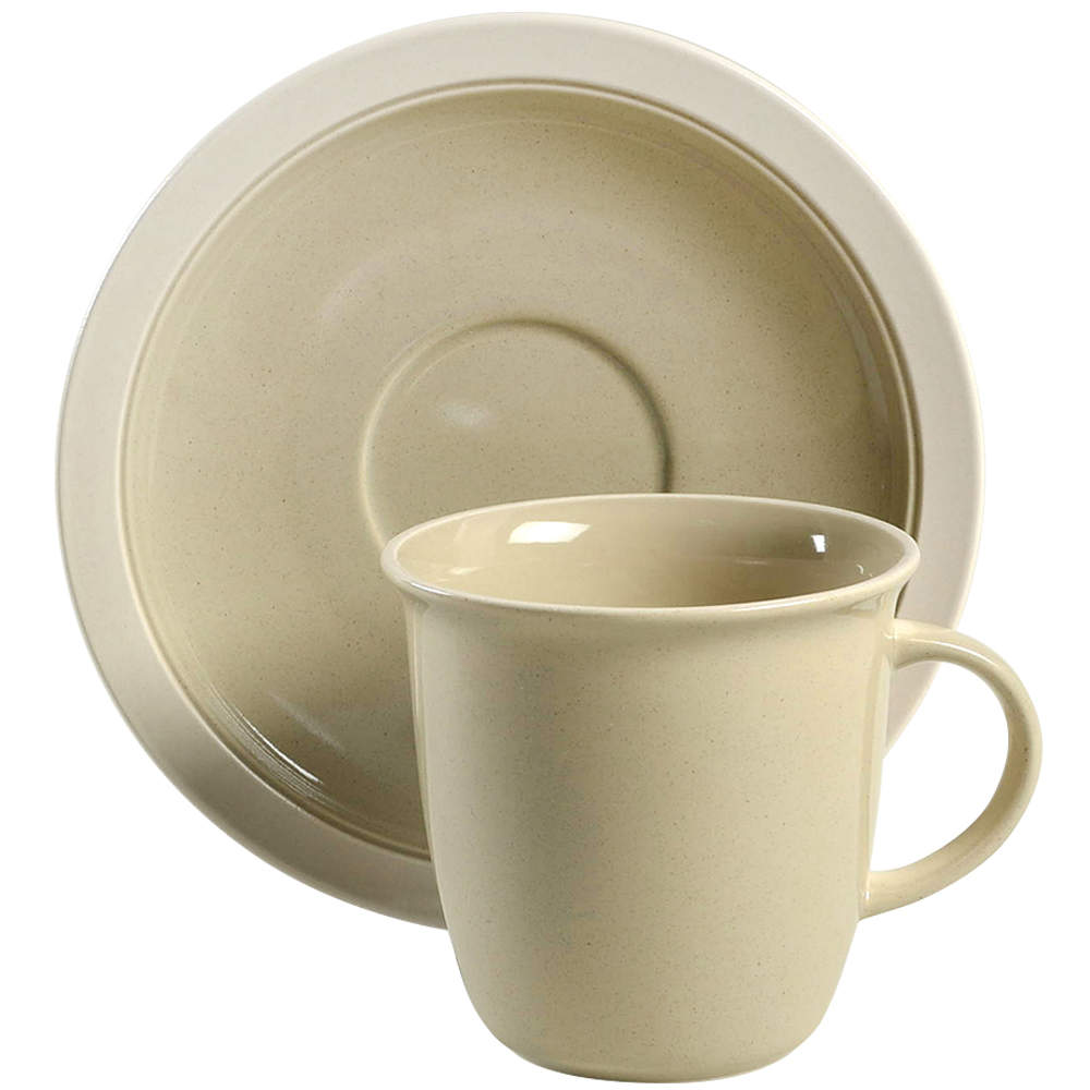 Sand Piper Flat Cup & Saucer Set by Mikasa-1