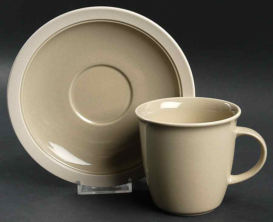 Sand Piper Flat Cup & Saucer Set by Mikasa-1