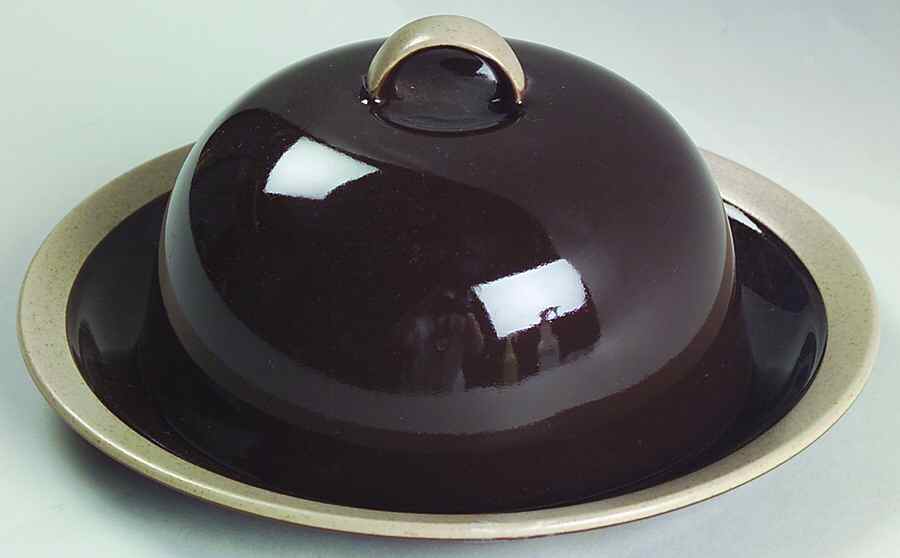 Chocolate Truffle Round Covered Butter by Mikasa-1