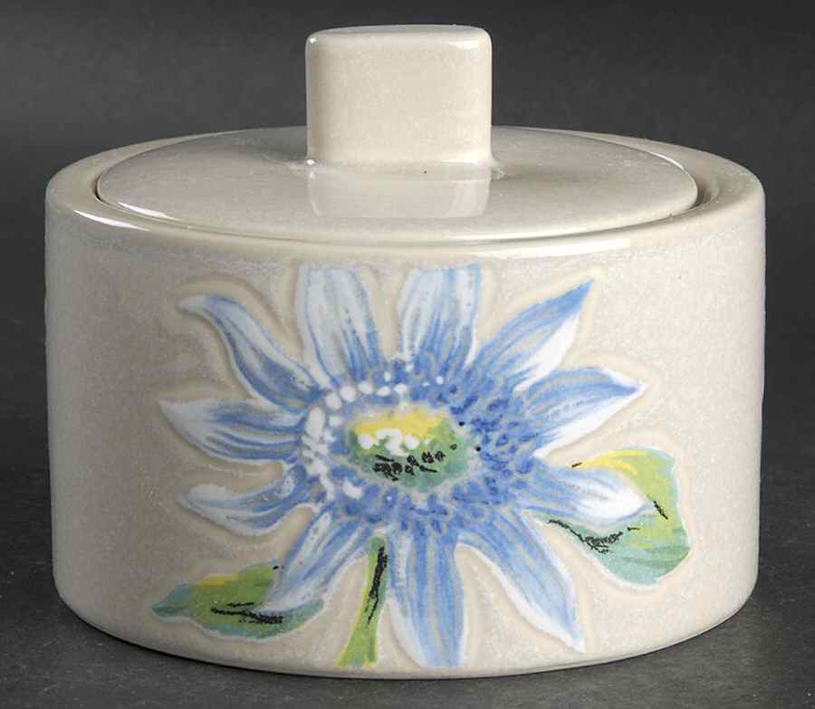 Sun Goddess Sugar Bowl & Lid by Mikasa-1
