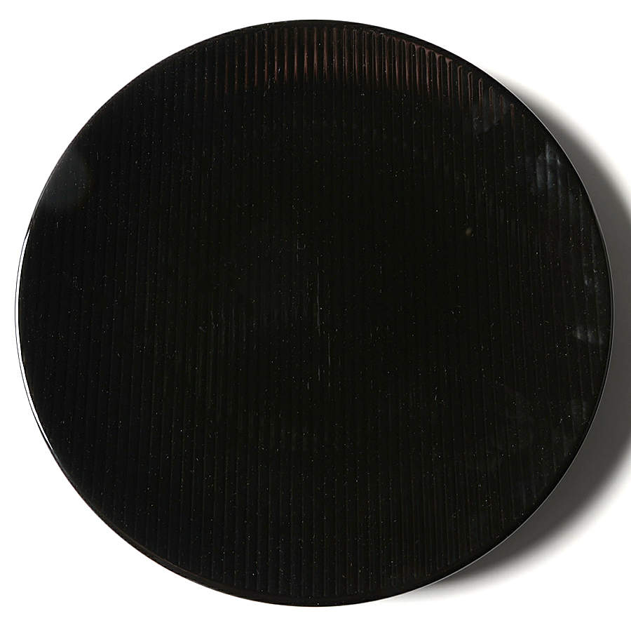 Corduroy Black 12" Chop Plate (Round Platter) by Mikasa-1