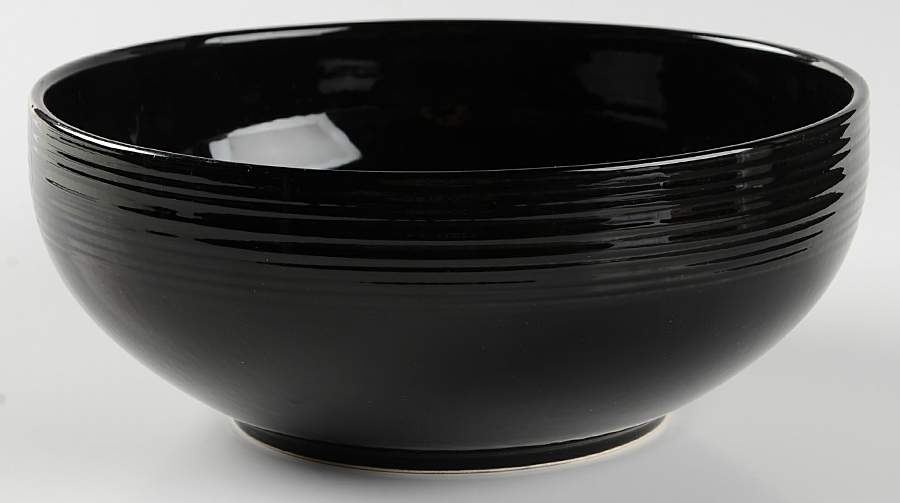 Corduroy Black 8" Round Vegetable Bowl by Mikasa-1