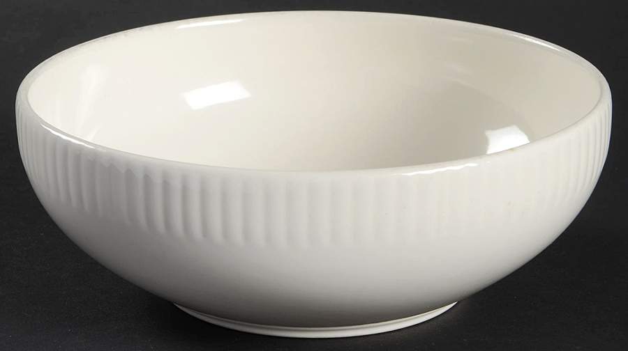 Corduroy White Fruit/Dessert (Sauce) Bowl by Mikasa-1