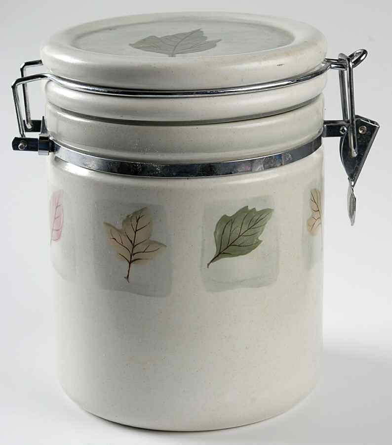 Woodland Medium Canister with Hinged Lid by Mikasa-1
