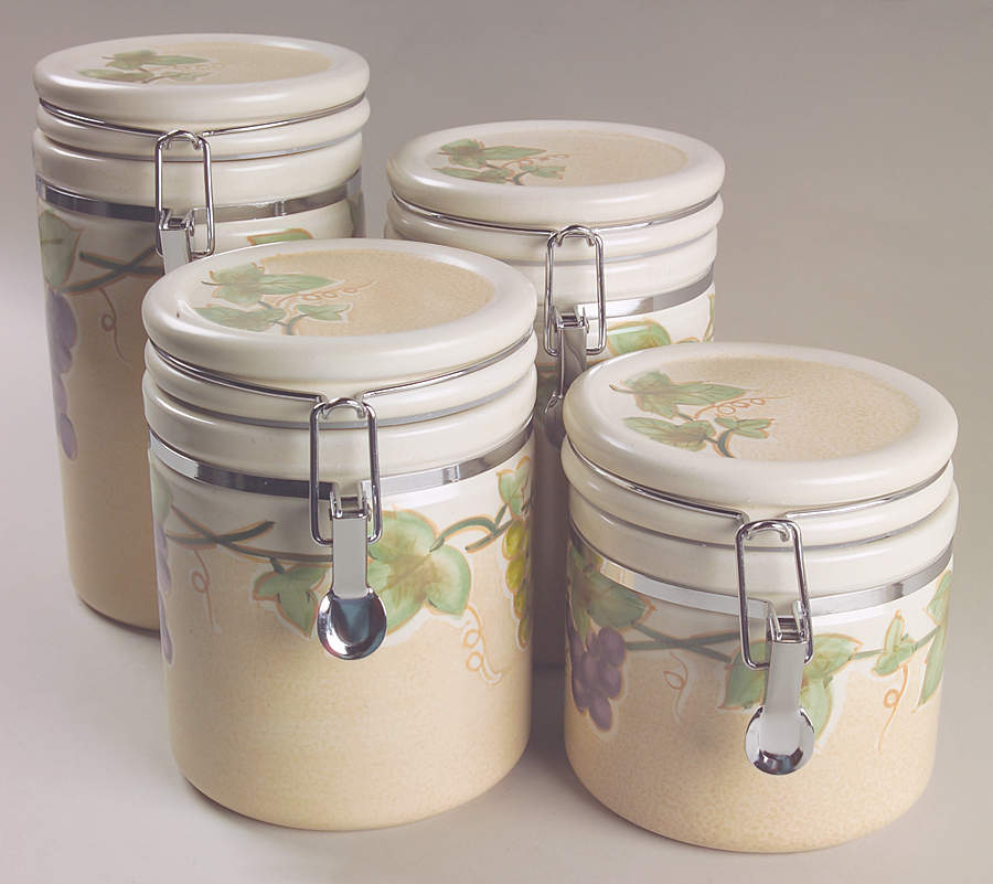 Chablis (4 Piece) Canister Set (Box Set) by Mikasa-1