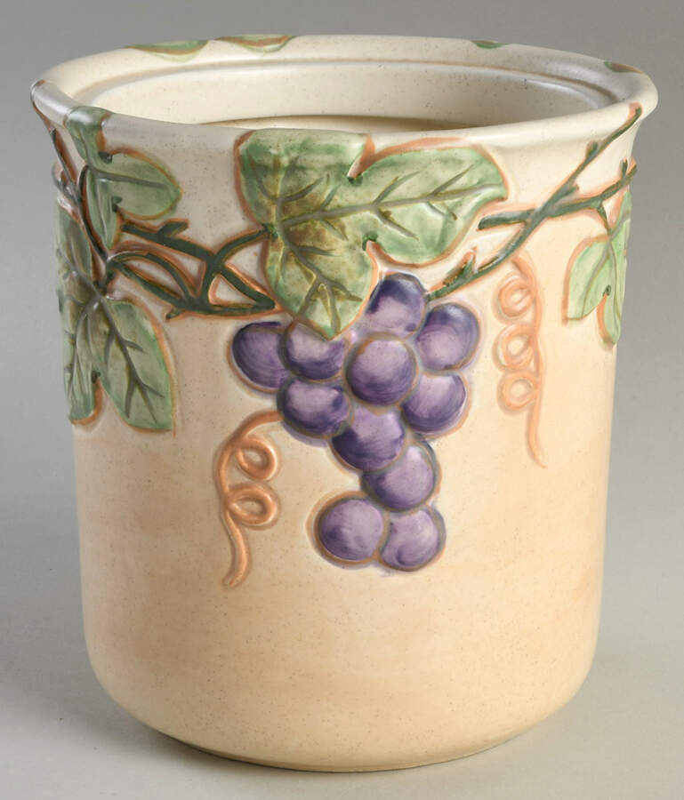 Chablis Large Sculpted Canister No Lid & Seal by Mikasa-1