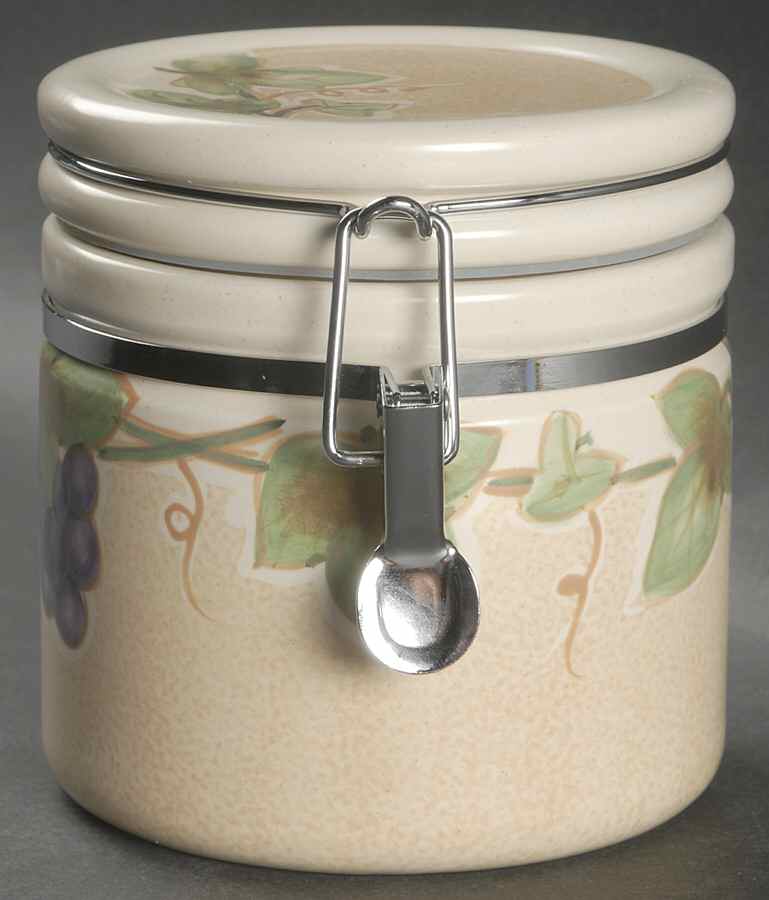 Chablis Small Canister with Hinged Lid by Mikasa-1