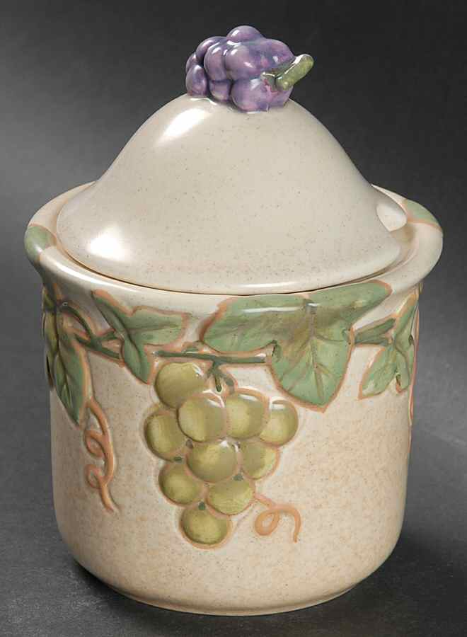 Chablis Sculpted Sugar Bowl & Lid by Mikasa-1