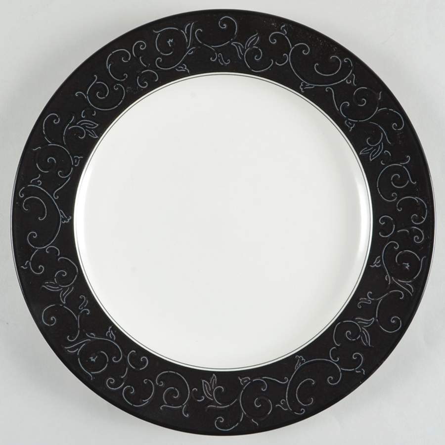 Ebony Trellis Dinner Plate by Mikasa-1
