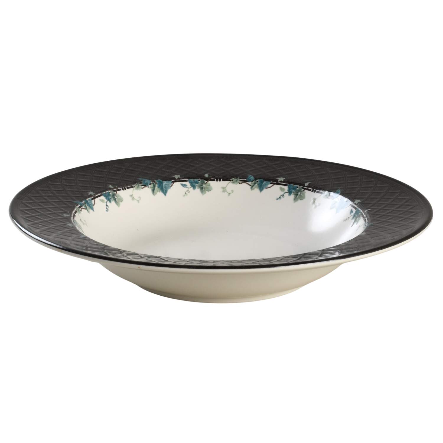 Ebony Accent Large Rim Soup Bowl by Mikasa-1
