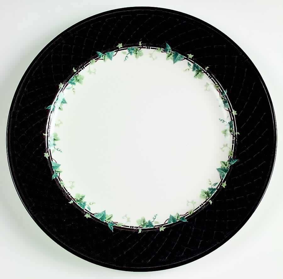 Ebony Accent Dinner Plate by Mikasa-1