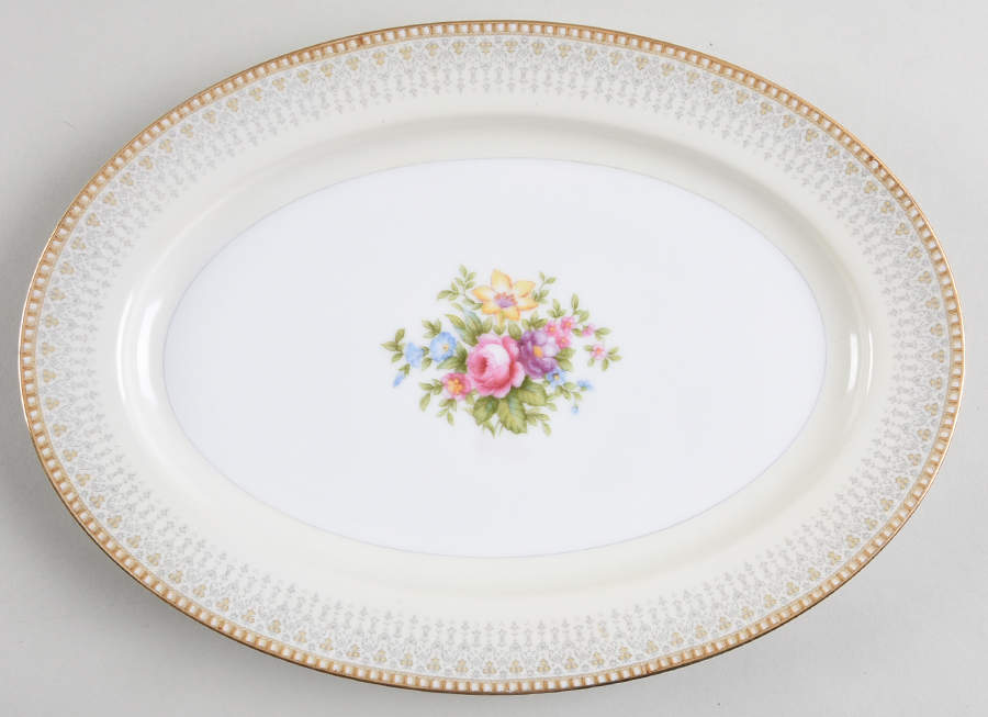 MEI738 12" Oval Serving Platter by Meito-1