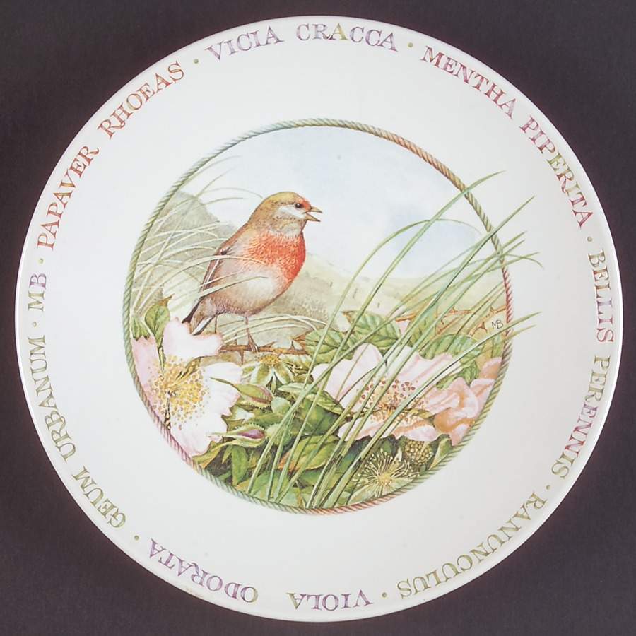 Wildflower Meadow Coupe Salad Plate by Marjolein Bastin-1