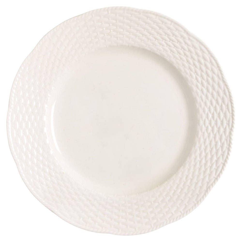 Country Manor White Dinner Plate by Mikasa-1