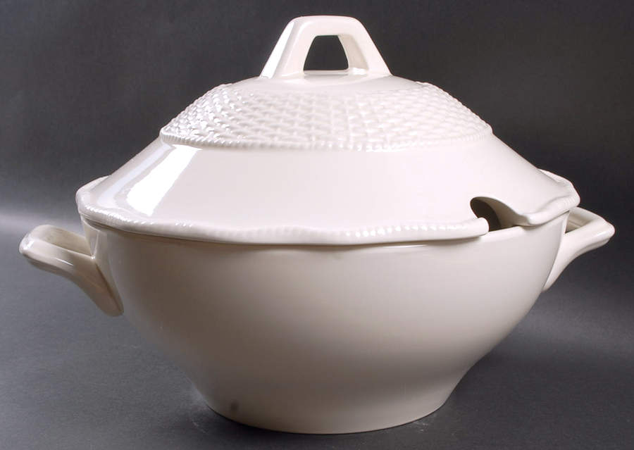 Country Manor Cream Tureen &  Lid by Mikasa-1