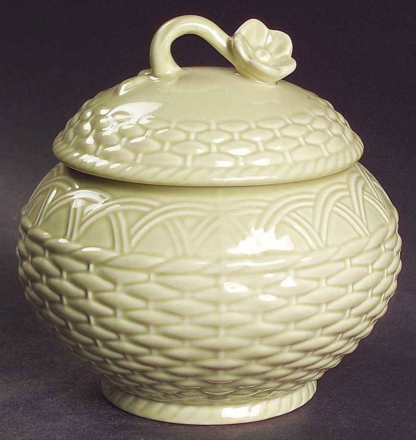 Country Manor Sage Sugar Bowl & Lid by Mikasa-1