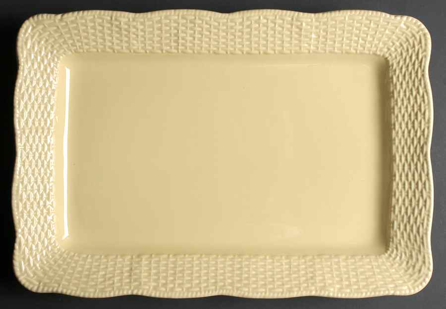 Country Manor Saffron 17" Rectangular Serving Platter by Mikasa-1