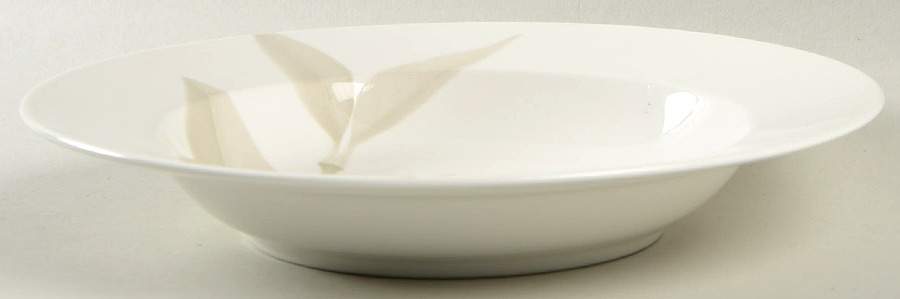 Irish Linen (Leaves) Large Rim Soup Bowl by Mikasa-1