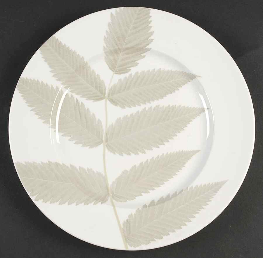 Irish Linen (Leaves) 12" Chop Plate (Round Platter) by Mikasa-1