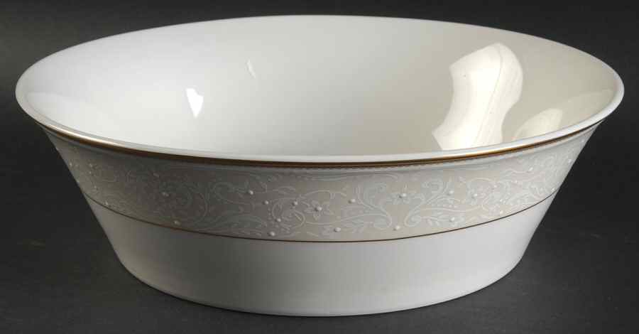 Dynasty Gold 9" Round Vegetable Bowl by Mikasa-1