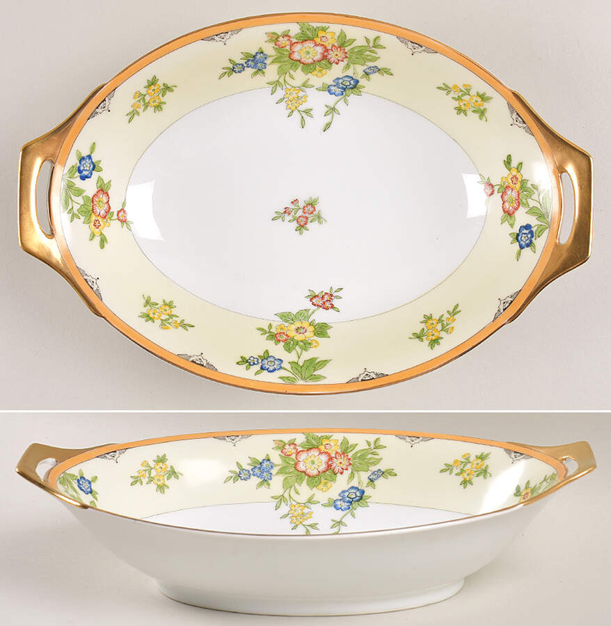 MEI739 11" Oval Vegetable Bowl by Meito-1