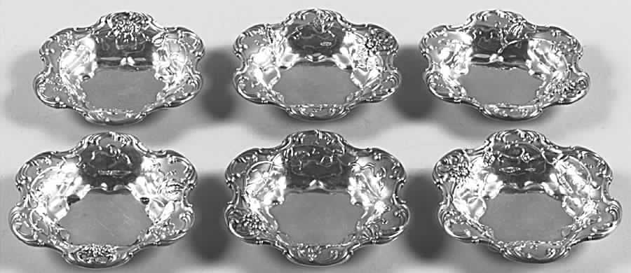 Sterling Hollowware Sterling Nut (Set of 6) by Meriden Britannia -1
