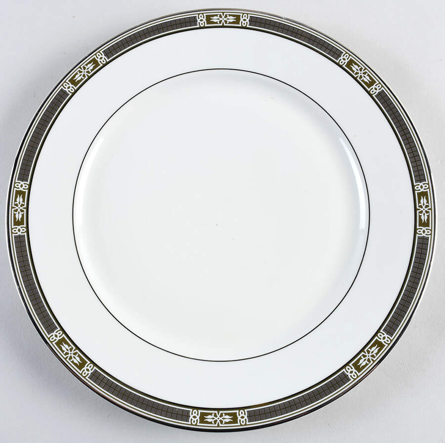 Roman Silver 12" Chop Plate (Round Platter) by Mikasa-1
