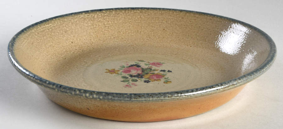 Chippendale 10" Pie Baking Plate by Monroe Salt Works-1