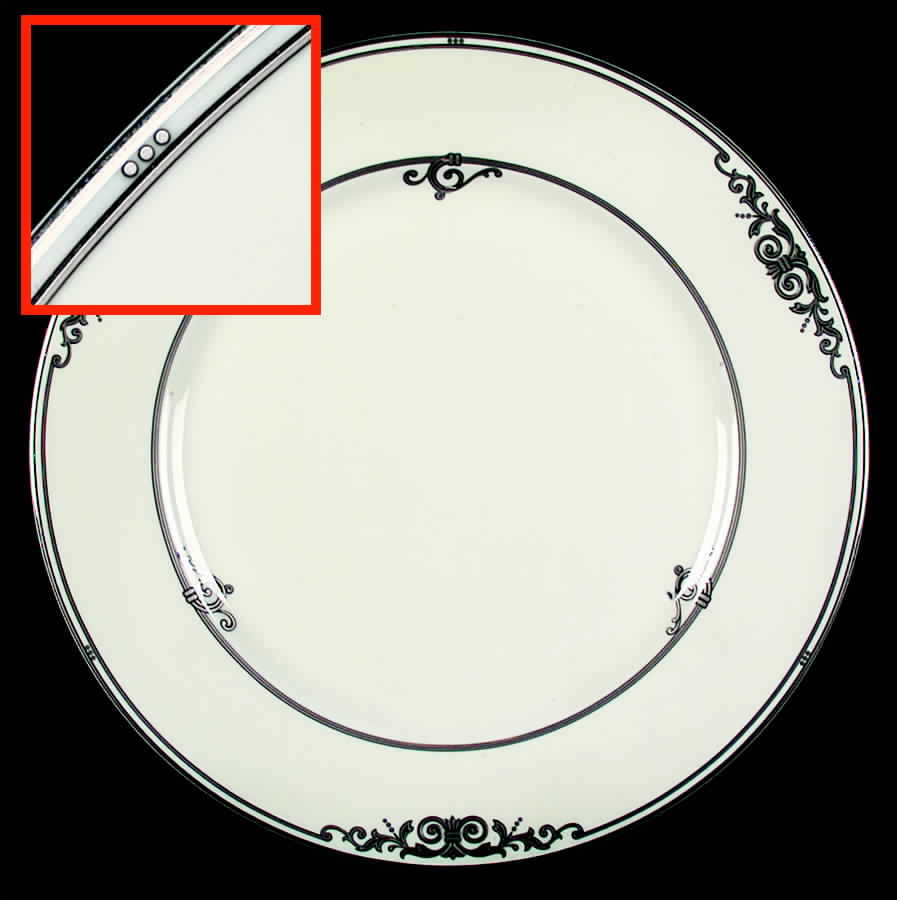 Palatial Crest Dinner Plate by Mikasa-1