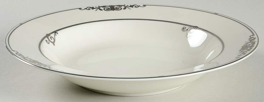 Palatial Crest Rim Soup Bowl by Mikasa-1