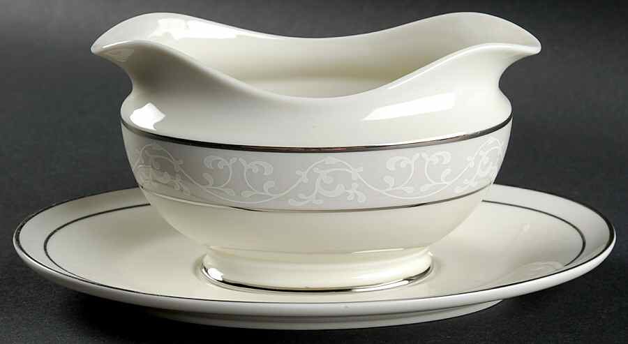 Carleton Gravy Boat & Underplate by Mikasa-1