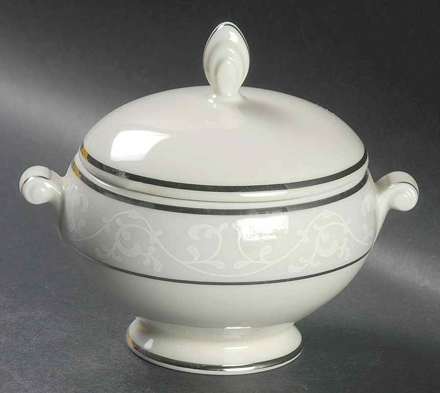Carleton Sugar Bowl & Lid by Mikasa-1
