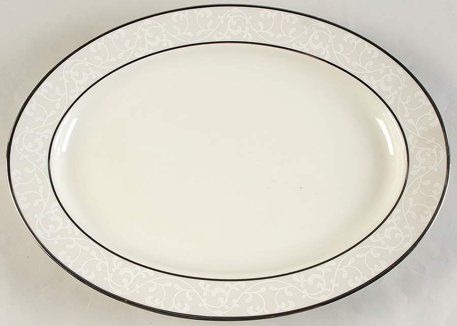 Carleton 15" Oval Serving Platter by Mikasa-1
