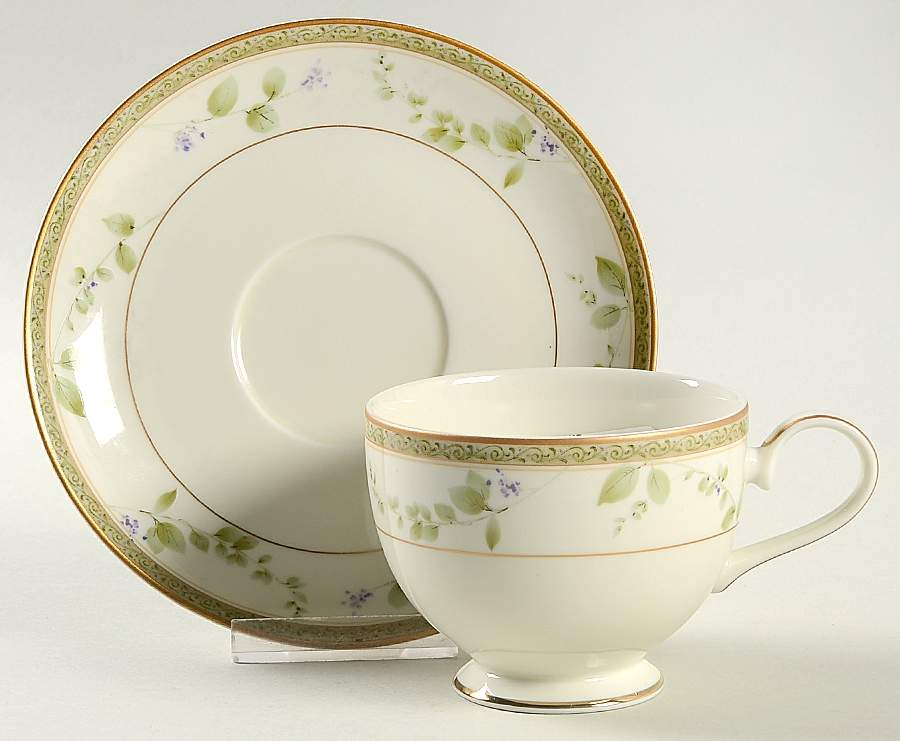 Vanessa Footed Cup & Saucer Set by Mikasa-1