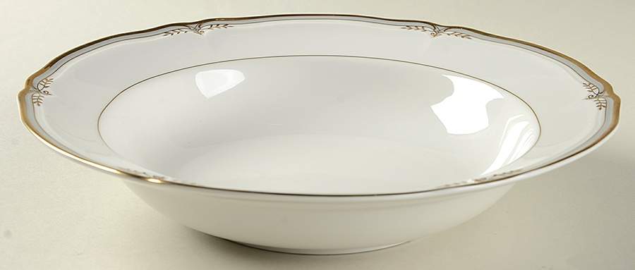 Baronial Gold Large Rim Soup Bowl by Mikasa-1