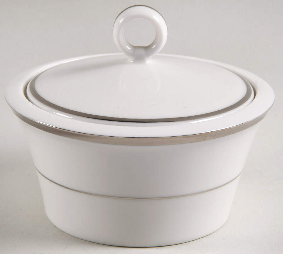 Regency Platinum Sugar Bowl & Lid by Mikasa-1