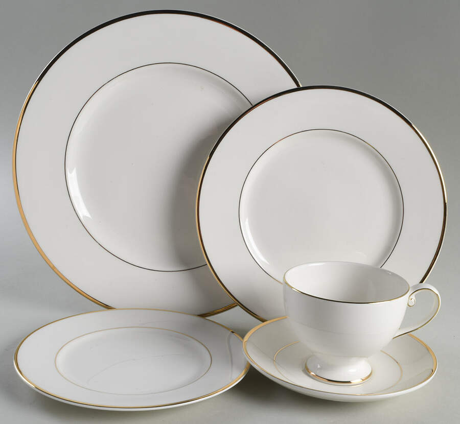 Cameo Gold 5 Piece Place Setting by Mikasa-1
