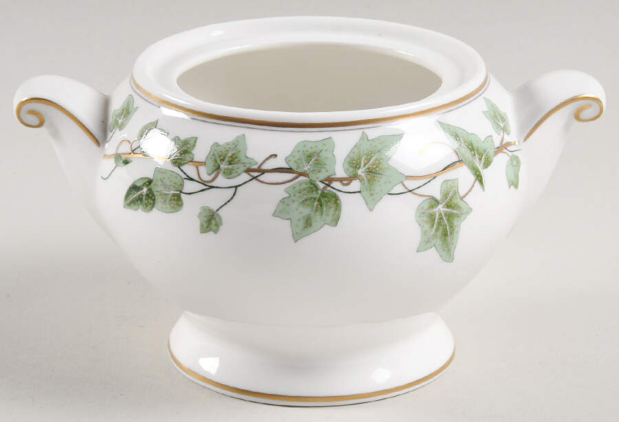 Napolean Ivy Sugar Bowl No Lid by Mikasa-1