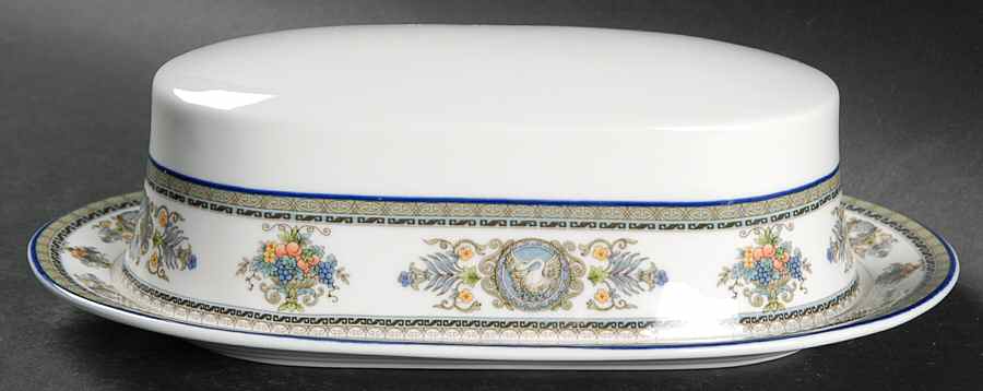 Victorian Crest 1/4 Lb Covered Butter by Mikasa-1