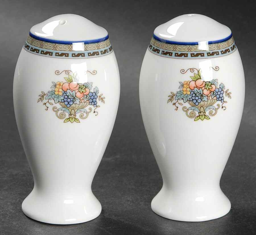 Victorian Crest Salt & Pepper Set by Mikasa-1