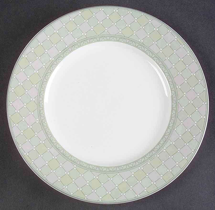 Green Silk Salad Plate by Mikasa-1