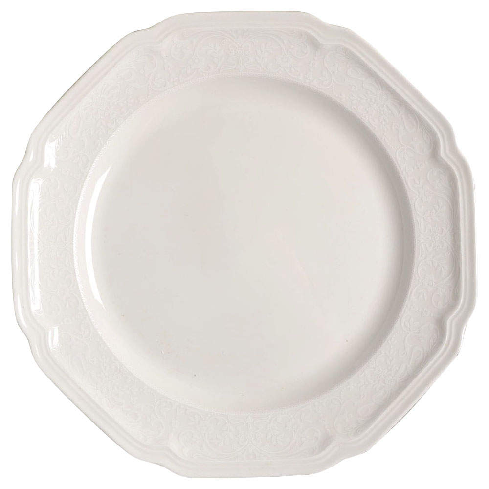 Floral Moire Dinner Plate by Mikasa-1