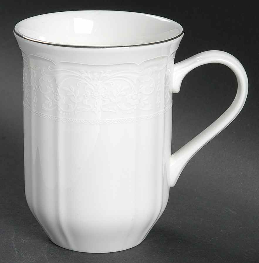 Floral Moire Cappuccino Mug by Mikasa-1