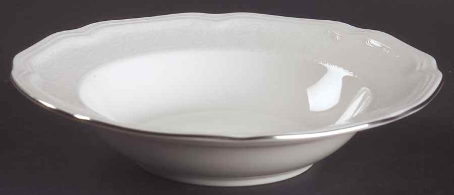 Floral Moire Rim Fruit/Dessert (Sauce) Bowl by Mikasa-1