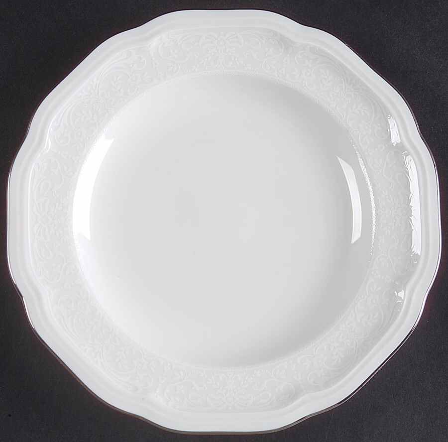 Floral Moire Bread & Butter Plate by Mikasa-1