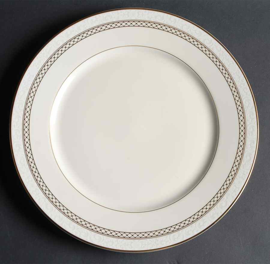 Heirloom Gold 12" Chop Plate (Round Platter) by Mikasa-1