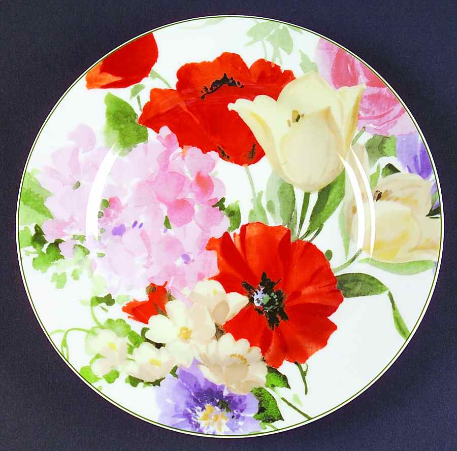 Floribunda Salad Plate by Mikasa-1