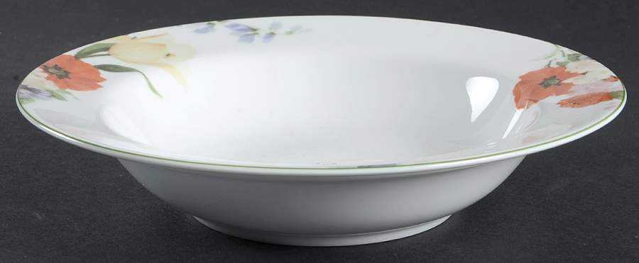 Floribunda Rim Fruit/Dessert (Sauce) Bowl by Mikasa-1