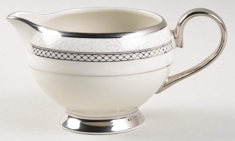 Heirloom Platinum Creamer by Mikasa-1